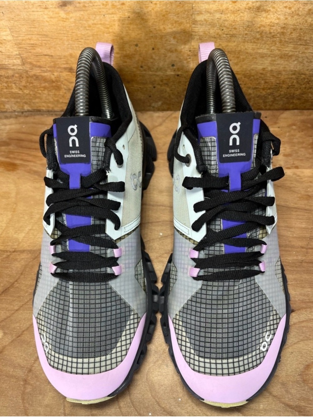 On Cloud X Shift LIGHTWEIGHT Womens Size 7 Running Shoes Sneakers Gray Purple - Picture 3 of 9